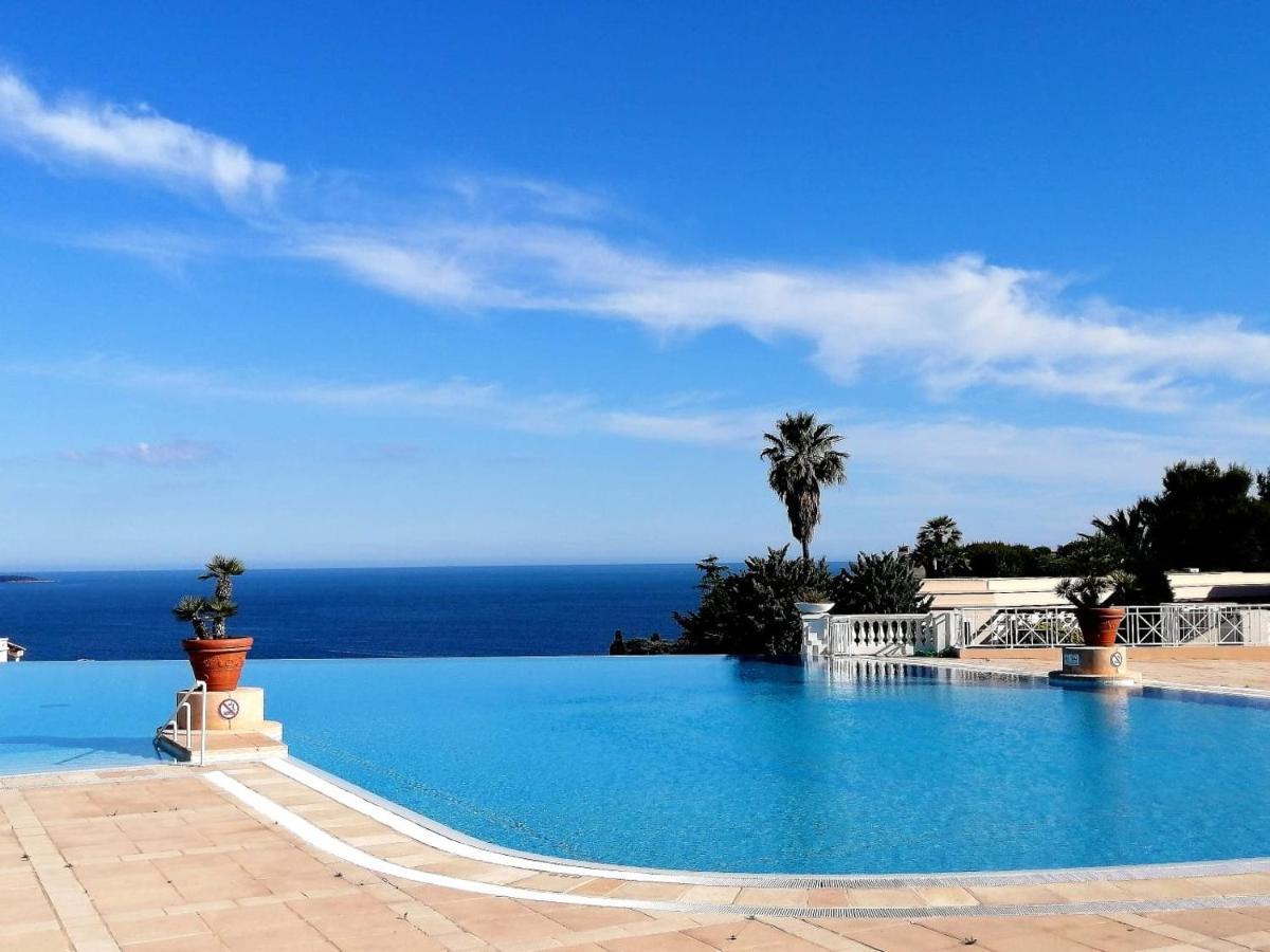 Flo & Rose Azur - Duplex Vue Mer Terrasses Piscine Jardins Parking Кан Екстериор снимка